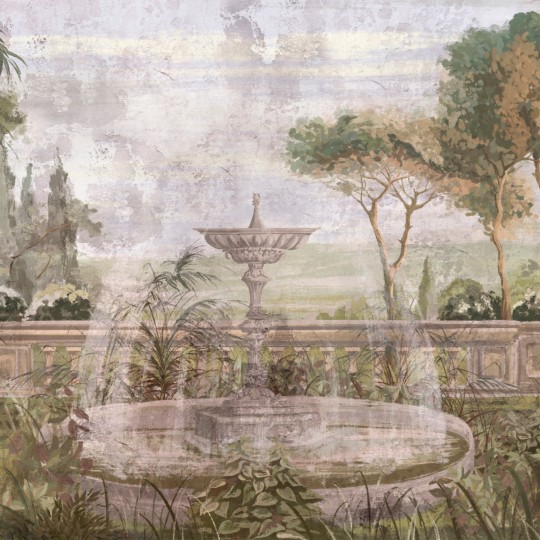 Zambaiti Parati Z77573 Savana - mural w ogród śródziemnomorski