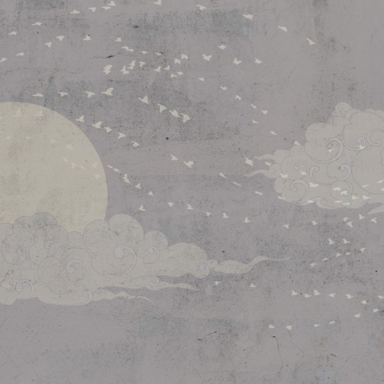 Zambaiti Parati Z77583 Savana - mural w słońce i ptaki