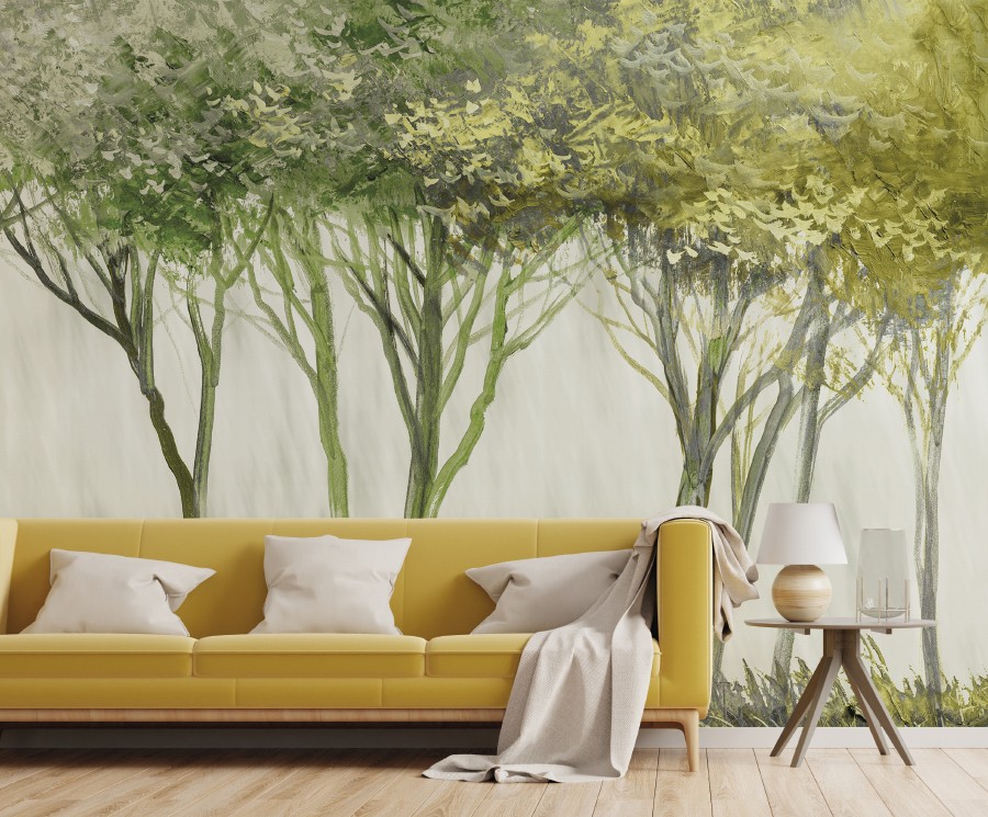 Zambaiti Parati Z77558 Savana - mural w drzewa