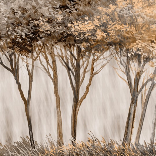 Zambaiti Parati Z77560 Savana - mural w drzewa