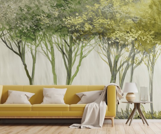 Zambaiti Parati Z77560 Savana - mural w drzewa