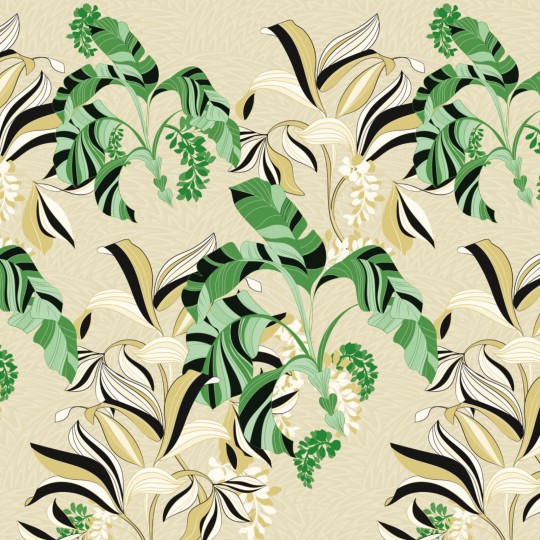 Zambaiti Parati Z77555 Savana - mural w egzotyczne liście