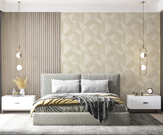 Zambaiti Parati Z77554 Savana - tapeta w geometryczny wzór