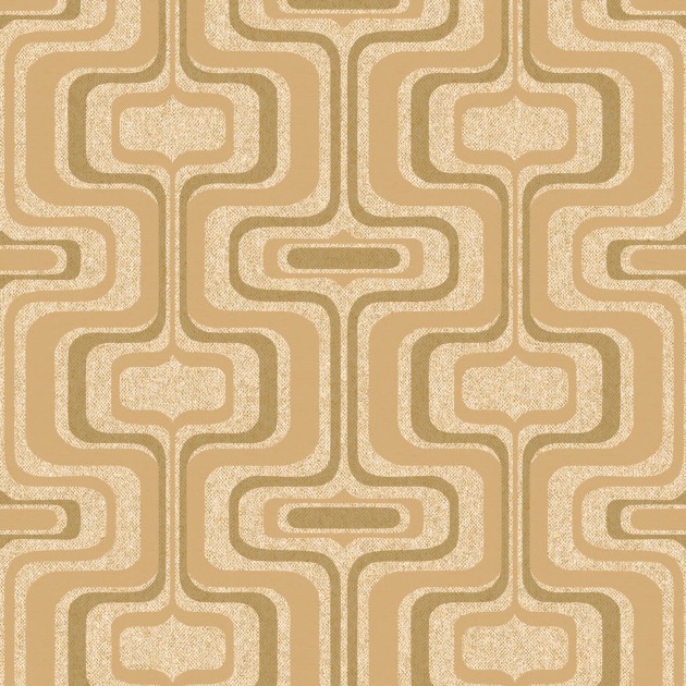 Zambaiti Parati Z77520 Savana - tapeta w geometryczny wzór retro