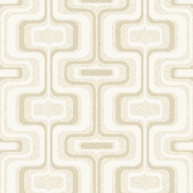 Zambaiti Parati Z77525 Savana - tapeta w geometryczny wzór retro