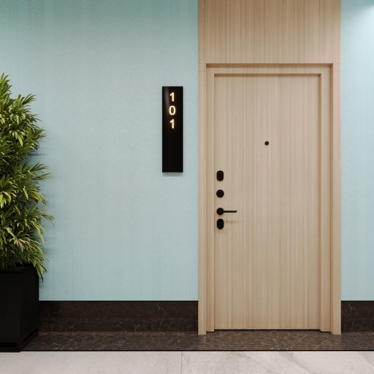 Vinylpex W18426.102.009 Pino - tapeta obiektowa w jodełkę błękitna