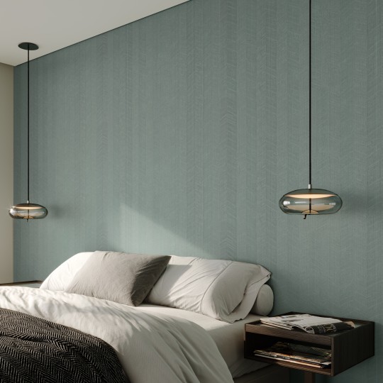 Vinylpex W18426.102.012 Pino - tapeta obiektowa w jodełkę zielona