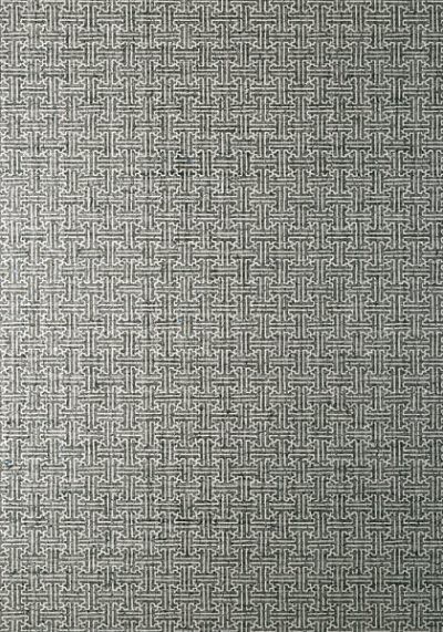 Thibaut T83004 Natural Resource 2 Taza Cork Black - tapeta korkowa w geometryczny wzór