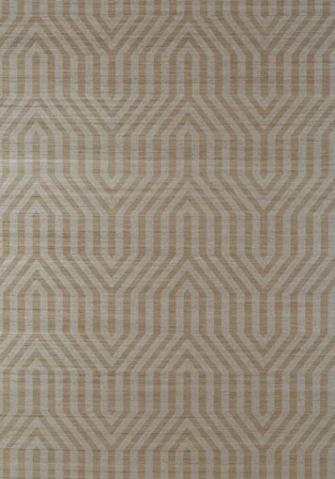 Thibaut T83006 Natural Resource 2 Tribeca Sisal Brown - tapeta z sizalu w geometryczny wzór