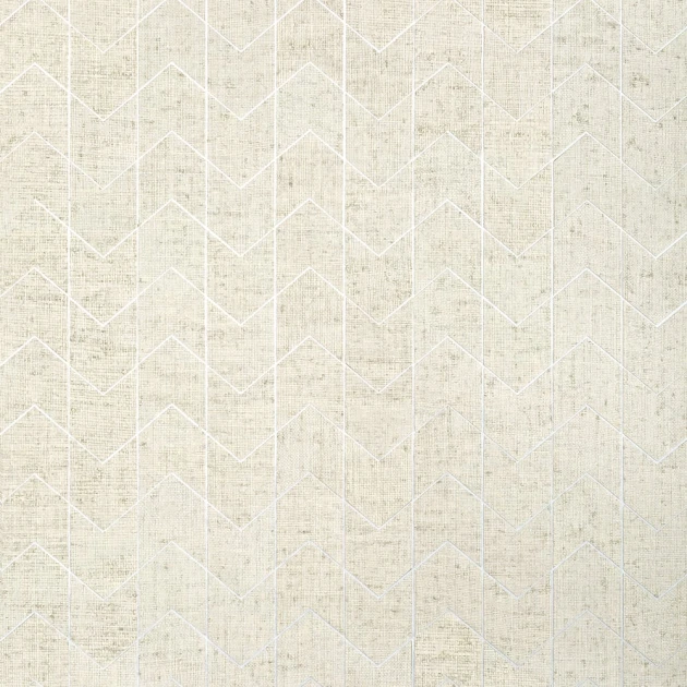 Thibaut T27026 Natural Resource 3 Cordoza Weave Light Grey - tapeta z rafii w zygzaki