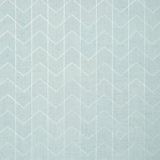Thibaut T27027 Natural Resource 3 Cordoza Weave Spa Blue and Silver - tapeta z rafii w zygzaki