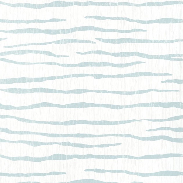 Thibaut T27050 Natural Resource 3 Savanna Sleepy Blue - tapeta strukturalna w pasy zebry