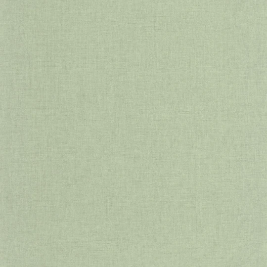 Caselio 103227410 Linen Edition 2 Uni Mat Vert eucalyptus - tapeta imitująca len