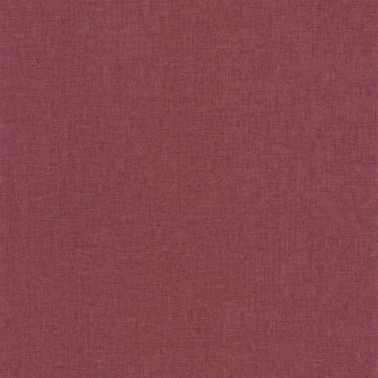 Caselio 103225050 Linen Edition 2 Uni Mat Bordeaux - tapeta imitująca len