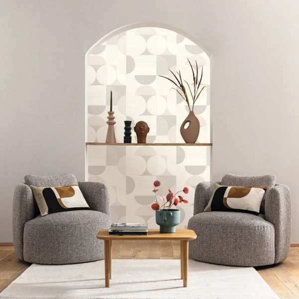 Caselio LNI 103222424 Linen Edition 2 Uni Mat Noisette - tapeta imitująca len