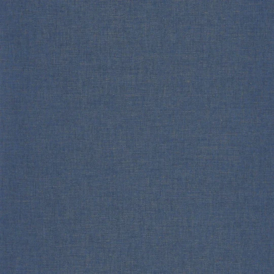 Caselio 103236032 Linen Edition 2 Uni Metallise/Irise Bleu jean cuivre - tapeta imitująca len z metalicznymi akcentami