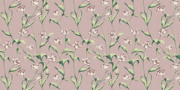 Tecnografica 79318-2B Old London Cordelia Powder Rose Small - mural w kwiaty