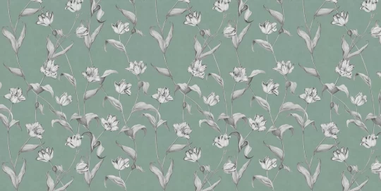 Tecnografica 79318-6B Old London Cordelia Sage Small - mural w kwiaty
