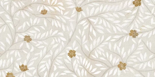 Tecnografica 76747-2 Old London Flora Lumos - mural w liście i metaliczne kwiaty