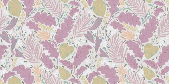 Tecnografica 80306-4B Old London Paloma Pastel B - mural w roślinny motyw