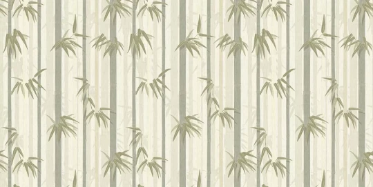 Tecnografica 82952-1 Old London Sagano Sage - mural w las bambusowy