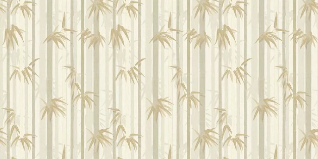 Tecnografica 82952-2 Old London Sagano Beige - mural w las bambusowy