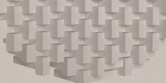 Tecnografica 83796-2 Quarta Parete Applauso Beige - mural w architektoniczny motyw