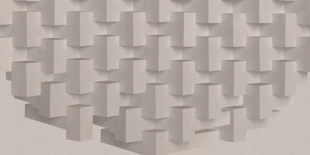 Tecnografica 83796-2 Quarta Parete Applauso Beige - mural w architektoniczny motyw