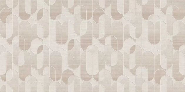 Tecnografica 83226-2 Superminimal Sinergy Beige - mural w owalne kształty