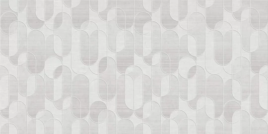 Tecnografica 83226-3 Superminimal Sinergy Grey - mural w owalne kształty