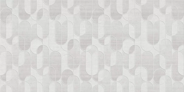 Tecnografica 83226-3 Superminimal Sinergy Grey - mural w owalne kształty