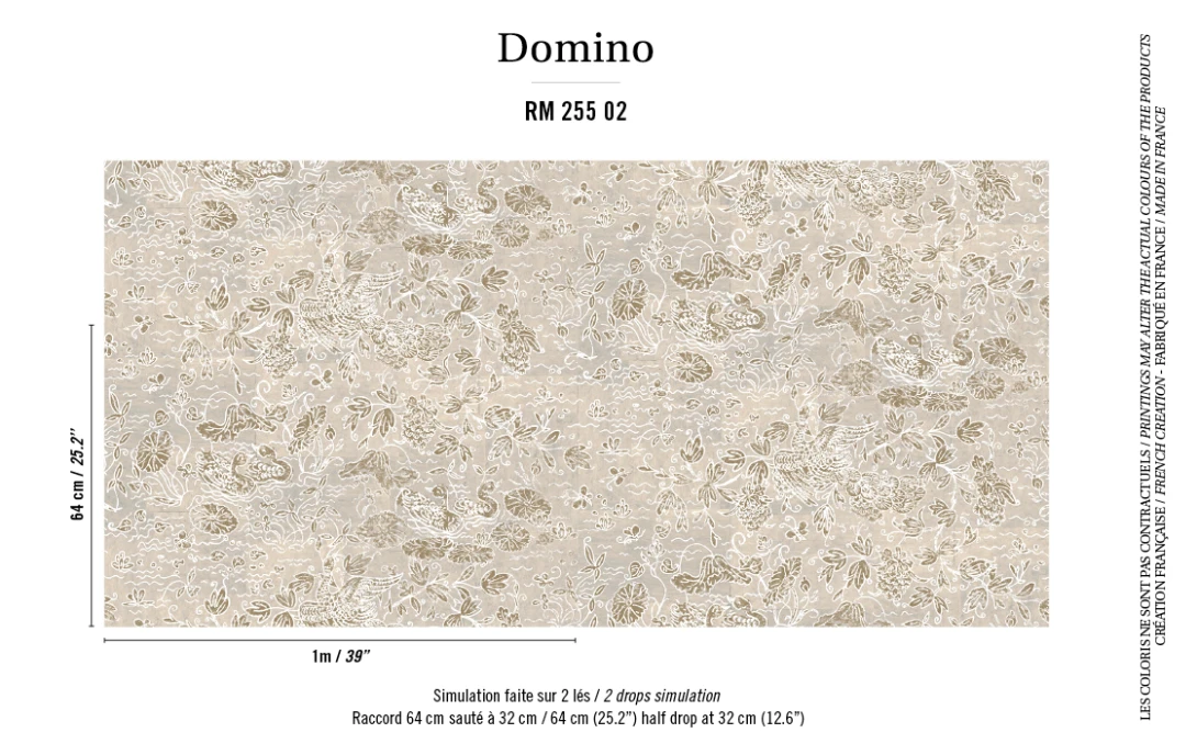 Elitis RM 255 02 Domino Aladin – tapeta w kaczki