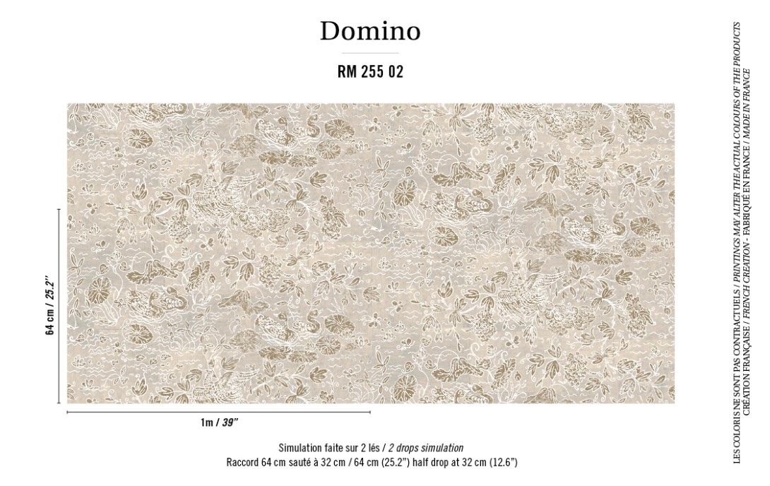 Elitis RM 255 06 Domino Aladin – tapeta w kaczki