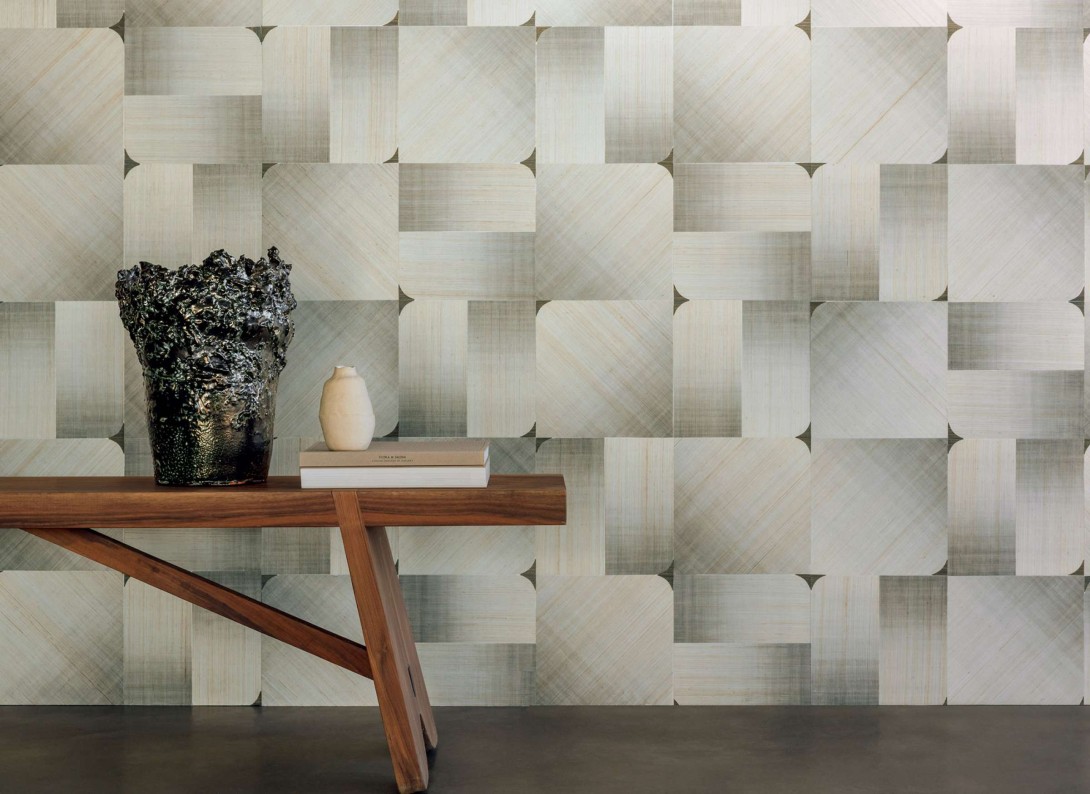 Elitis RM 1072 60 Maestria Circe - tapeta w kwadraty z włókien abaki