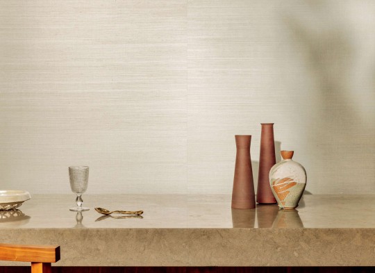 Elitis RM 1073 91 Maestria Sisal metallique - tapeta z sizalu z metalicznym efektem