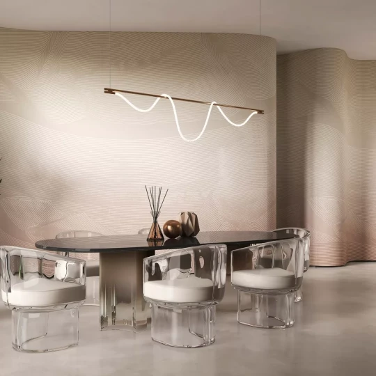 Tecnografica 85578-6 Handmade Duke Bistro Green - mural w organiczne linie