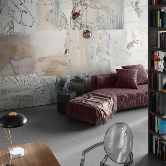 Tecnografica 56042-1 Handmade Nouvelle Epoque - mural w abstrakcyjny wzór