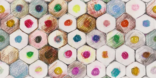 Tecnografica 58359-1 Kids Pastel Bottom Rainbow - mural dziecięcy w geometryczny wzór