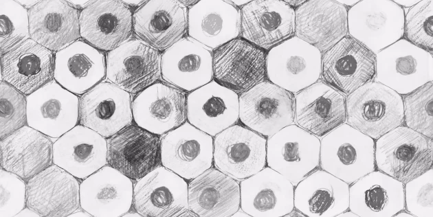 Tecnografica 58359-3 Kids Pastel Bottom Grey - mural dziecięcy w geometryczny wzór