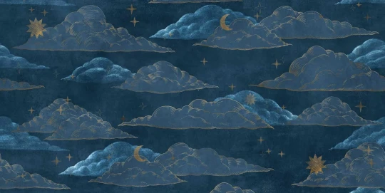 Tecnografica 76188-1 Kids Dreamy Night - mural dla dzieci w chmury