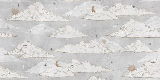 Tecnografica 76188-3 Kids Dreamy Cloudy - mural dla dzieci w chmury