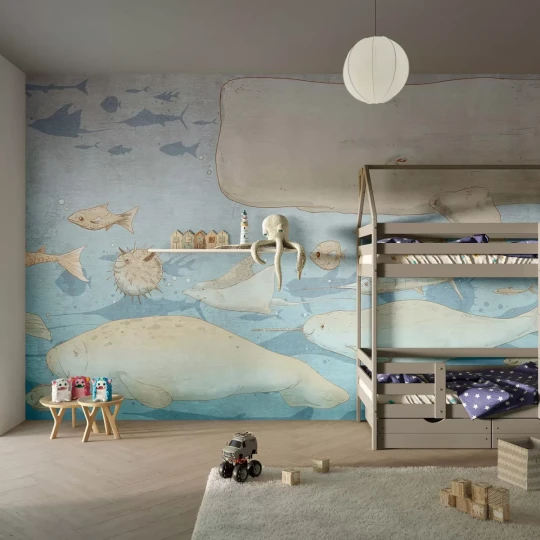 Tecnografica 76033-1 Kids Jonah Ocean - mural dla dzieci w ryby