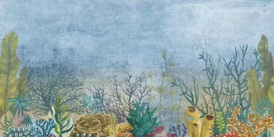 Tecnografica 75613-2 Kids Marina Sleeping Time - mural dziecięcy w podwodny krajobraz