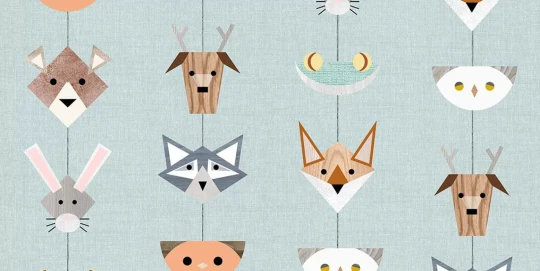 Tecnografica 76178-1 Kids Totem Sugar - mural dla dzieci w zwierzęta