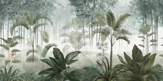 Tecnografica 81943-4A Expedition Morgan Moss White Sky A - mural w egzotyczny krajobraz