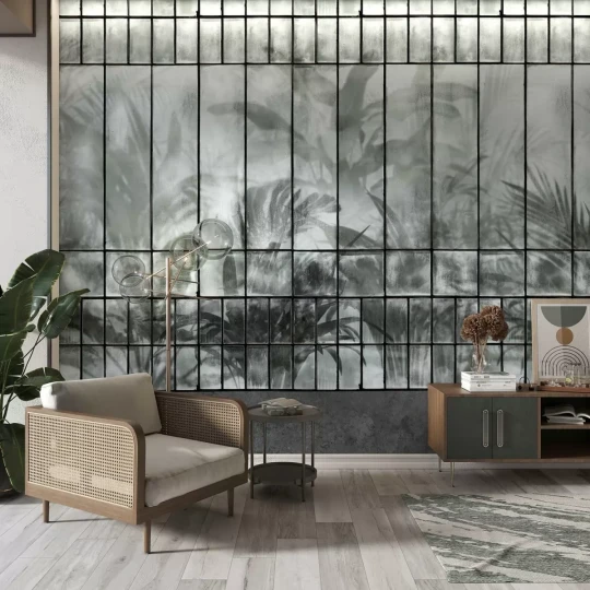 Tecnografica 80212-1 Expedition Serra Tropical - mural w egzotyczne liście z motywem oranżerii