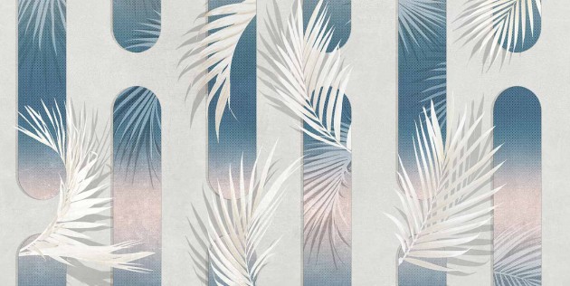 Tecnografica 76002-2 Expedition Flint Laguna - mural w łuki i liście palm