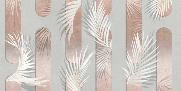 Tecnografica 76002-4 Expedition Flint Antigua - mural w łuki i liście palm