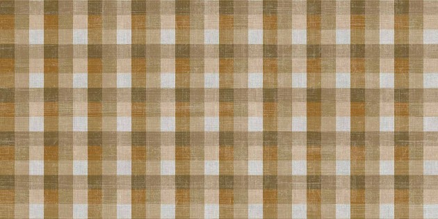 Tecnografica 79574-3 Fabrics Cunningham Warm - mural w kratkę z efektem tkaniny
