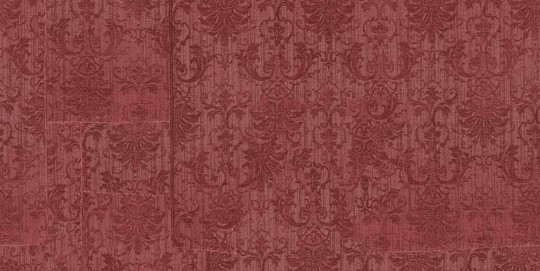 Tecnografica 77748-3 Fabrics King’s Room Red - mural w roślinne ornamenty